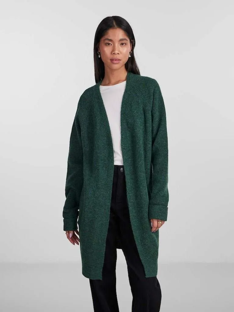 Pcellen Ls Long Knit Cardigan Noos