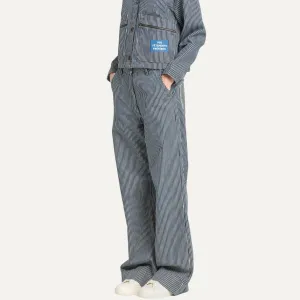 Piorine Striped Pants (Off White   Navy)