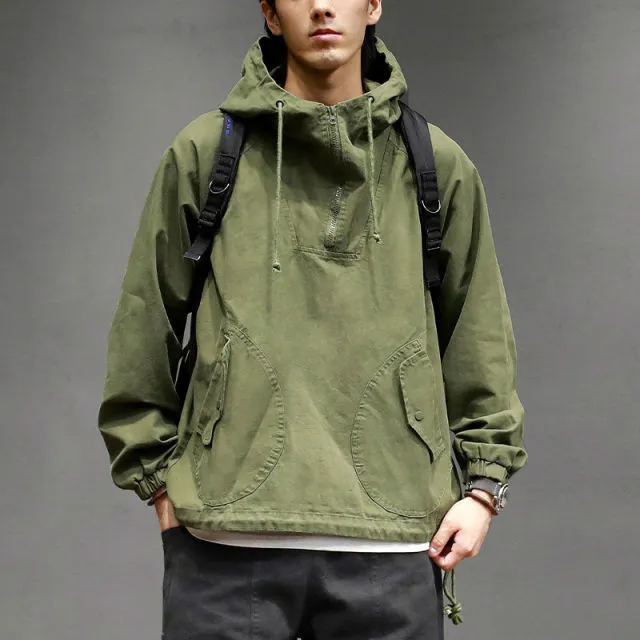 Pullover Half-Zip Hoodie