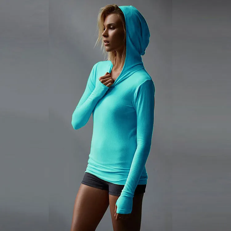 Pure Color Long Sleeves Hoodies