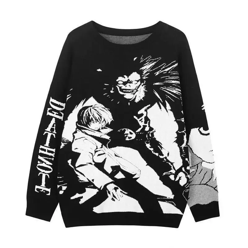 "TRIFECTA" - L v/s Light   Ryuk - Death Note Anime Sweater