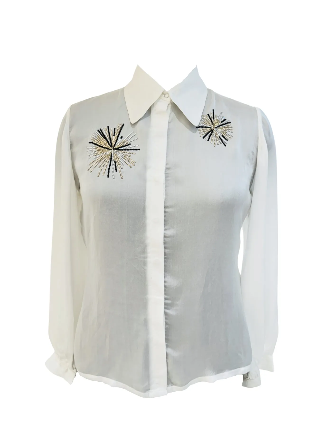 Rhinestone Embellished Shirt
