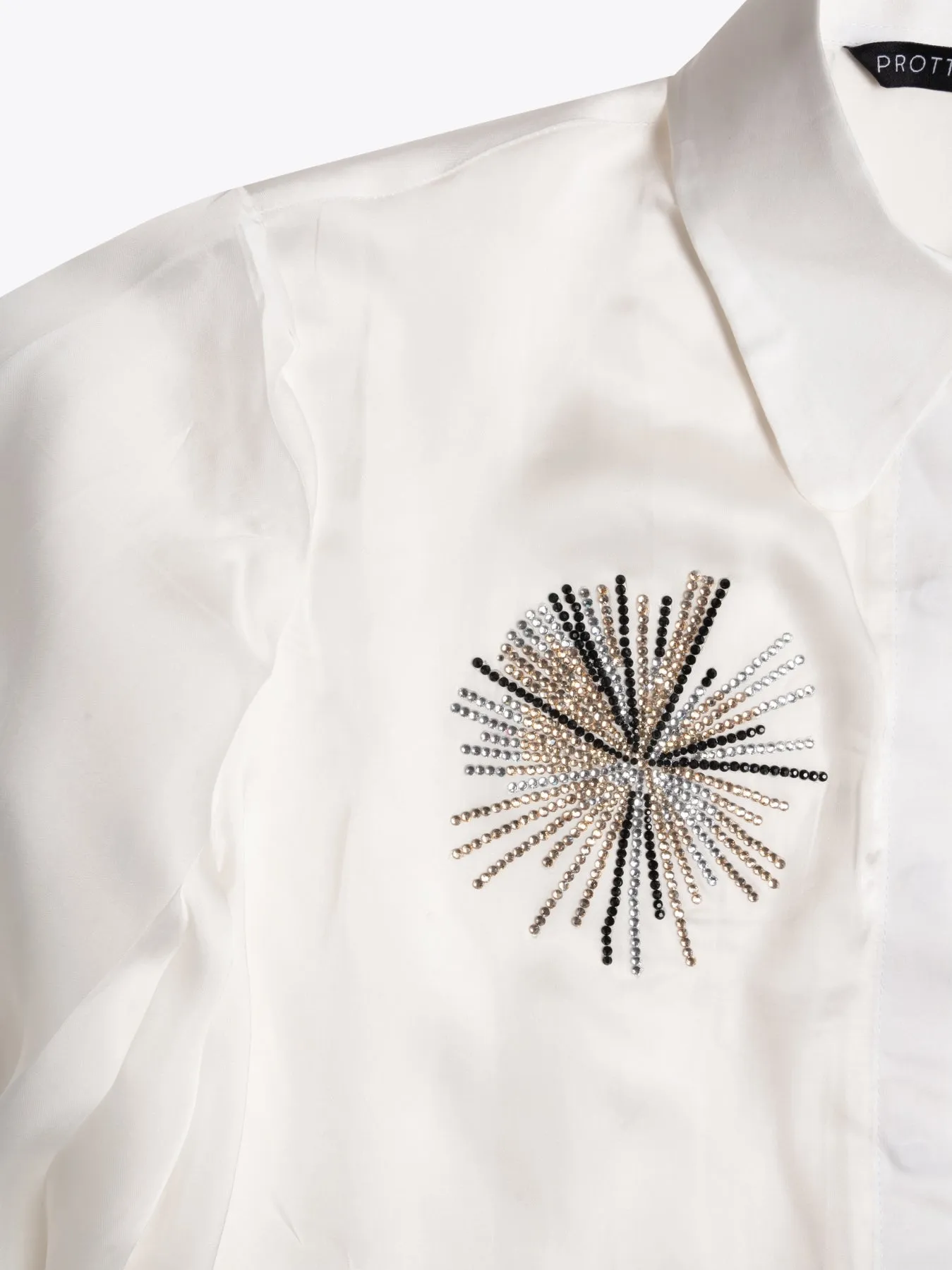Rhinestone Embellished Shirt