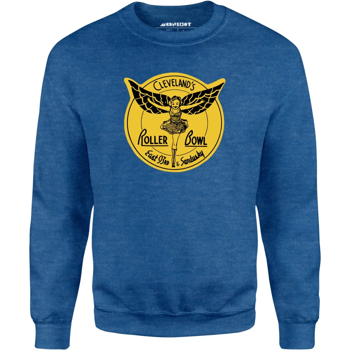 Roller Bowl - Cleveland, OH - Vintage Roller Rink - Unisex Sweatshirt