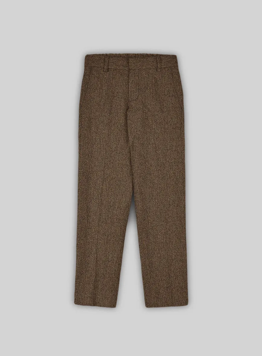 Rust Herringbone Tweed Boys Suit