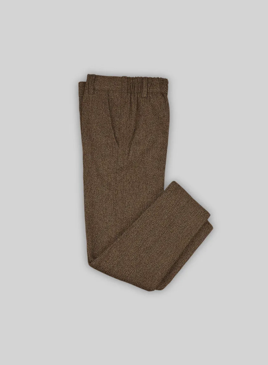 Rust Herringbone Tweed Boys Suit