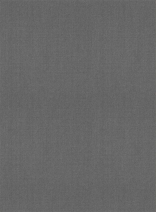 Scabal Flat Gray Wool Suit