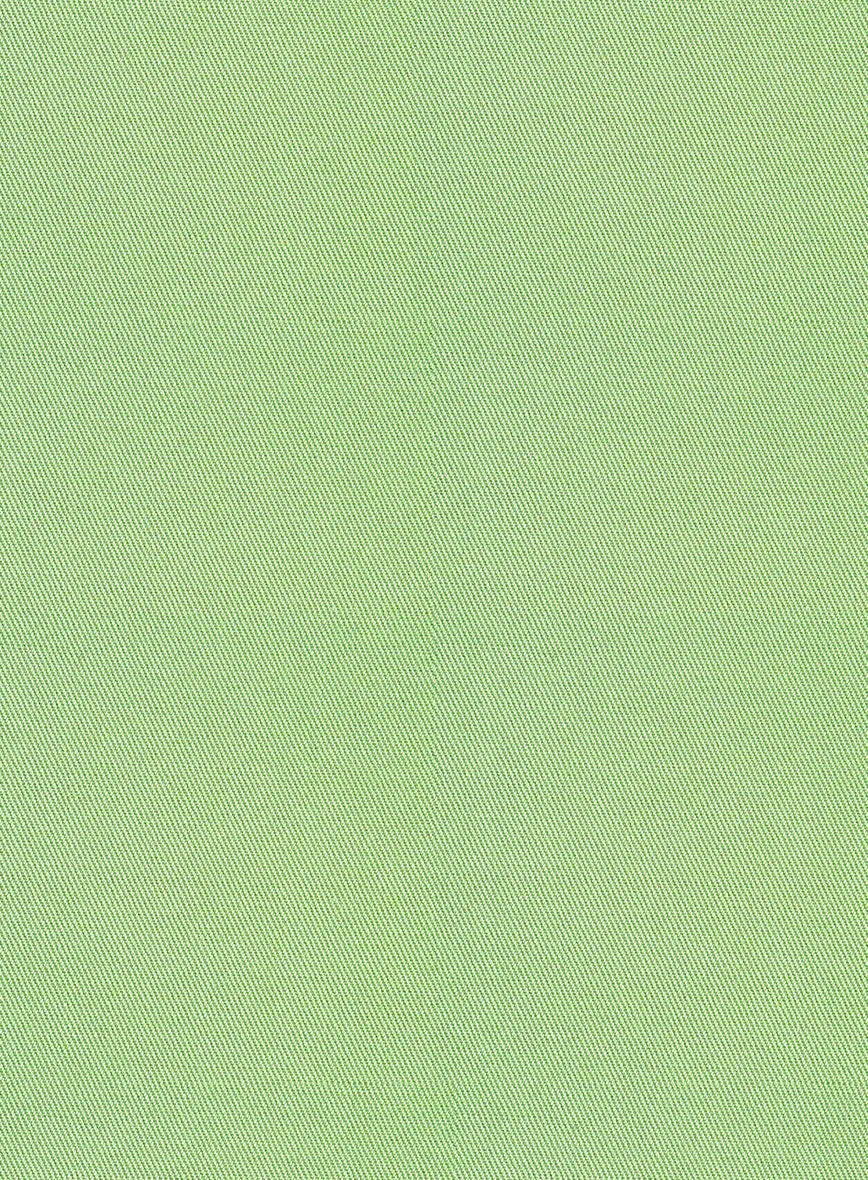 Scabal Nasty Green Cashmere Cotton Pants