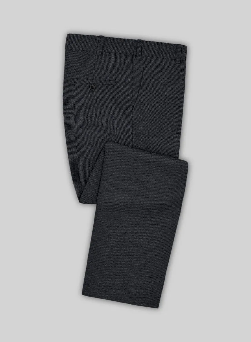 Scabal Tornado Metra Blue Wool Pants
