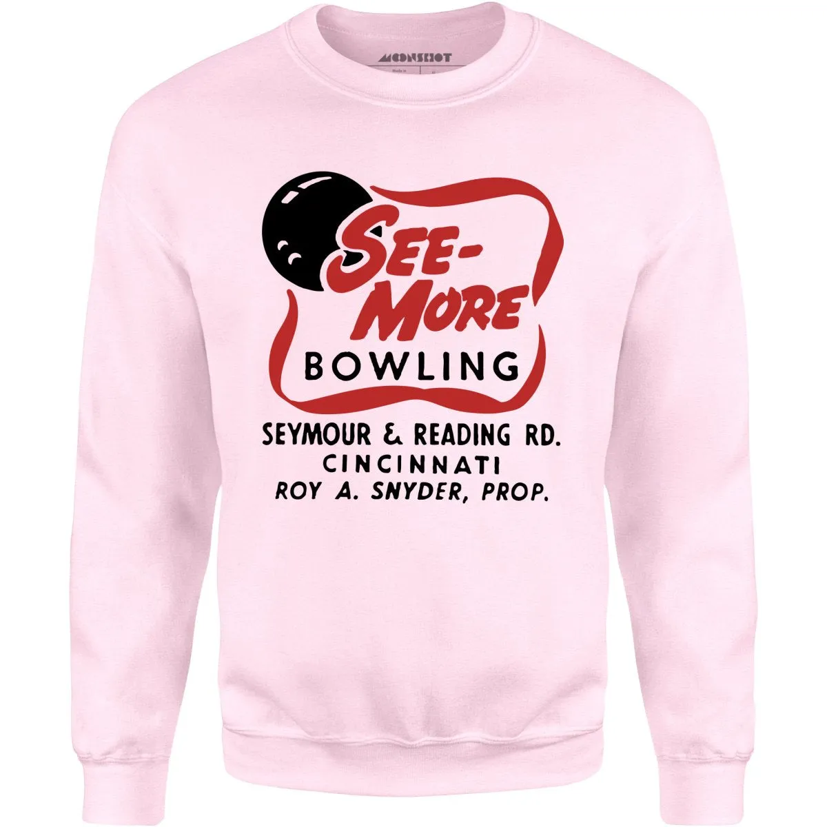 See-More Bowling - Cincinnati, OH - Vintage Bowling Alley - Unisex Sweatshirt