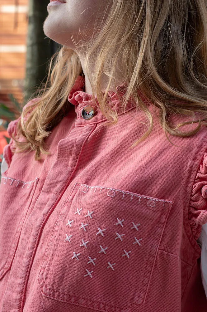 Seventy   Mochi Dear Pablo Mineral Red Waistcoat