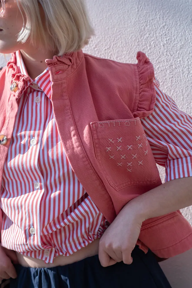 Seventy   Mochi Dear Pablo Mineral Red Waistcoat