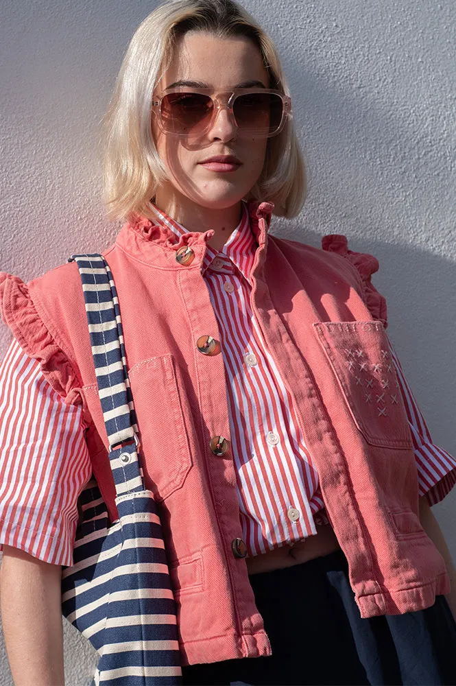 Seventy   Mochi Dear Pablo Mineral Red Waistcoat