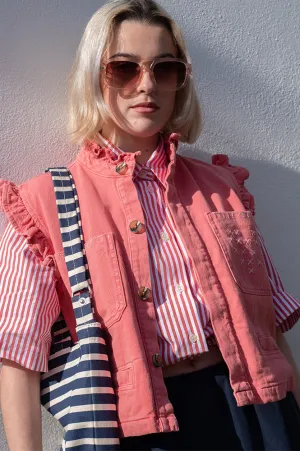 Seventy   Mochi Dear Pablo Mineral Red Waistcoat
