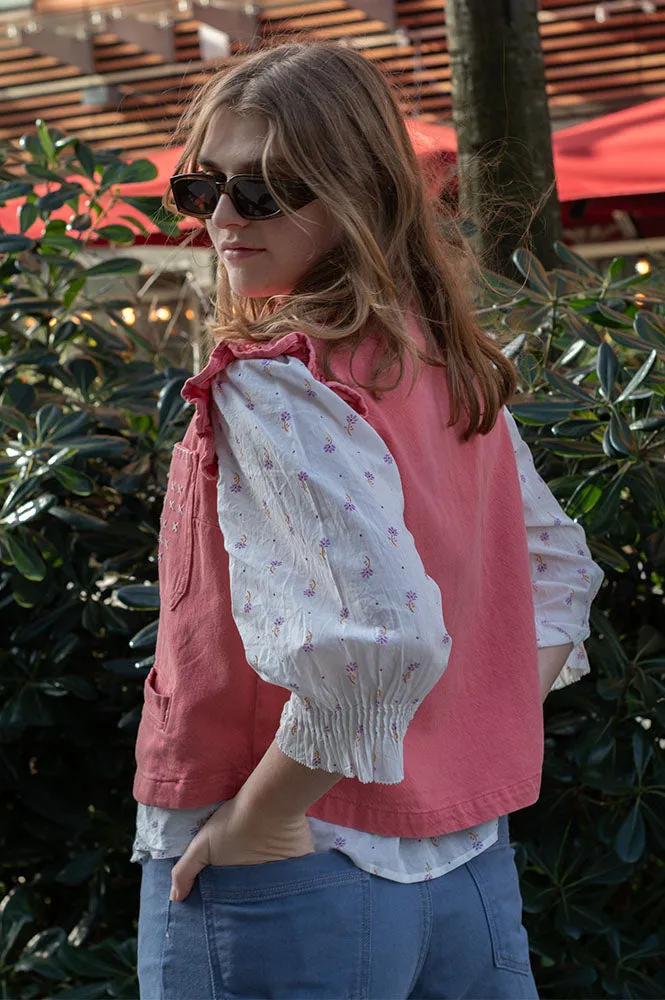 Seventy   Mochi Dear Pablo Mineral Red Waistcoat