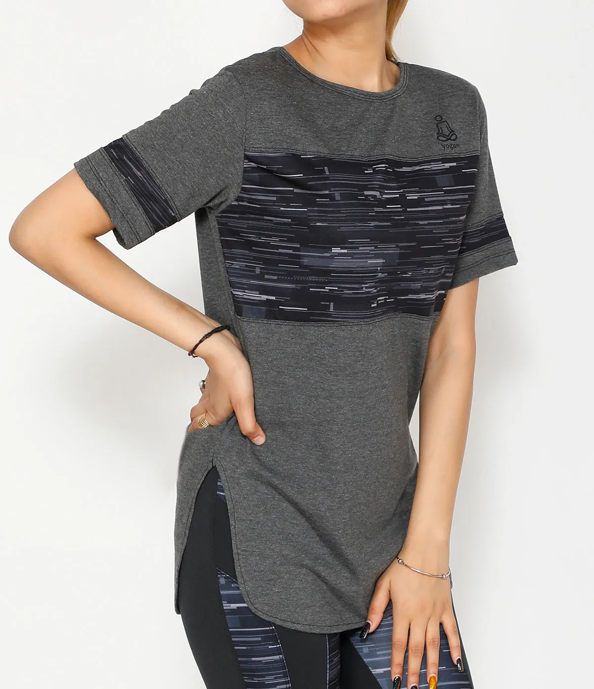 Shades of Grey Long T-Shirt
