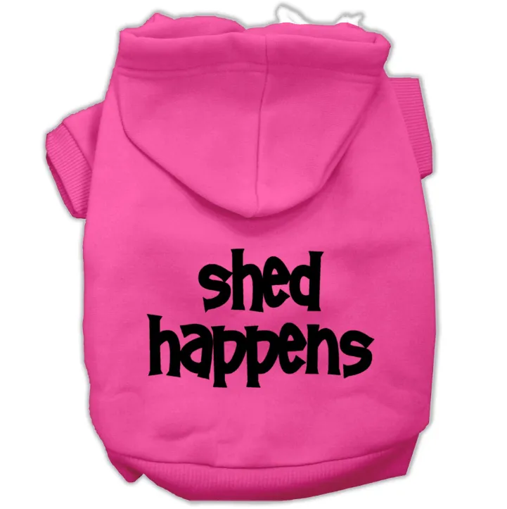 Shed Happens Dog Hoodie