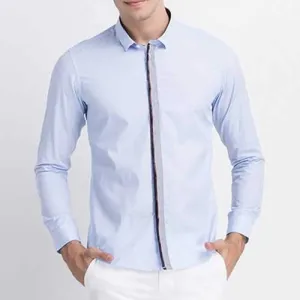 Stylish Stitching Closure Button Up Designer Shirts for Men