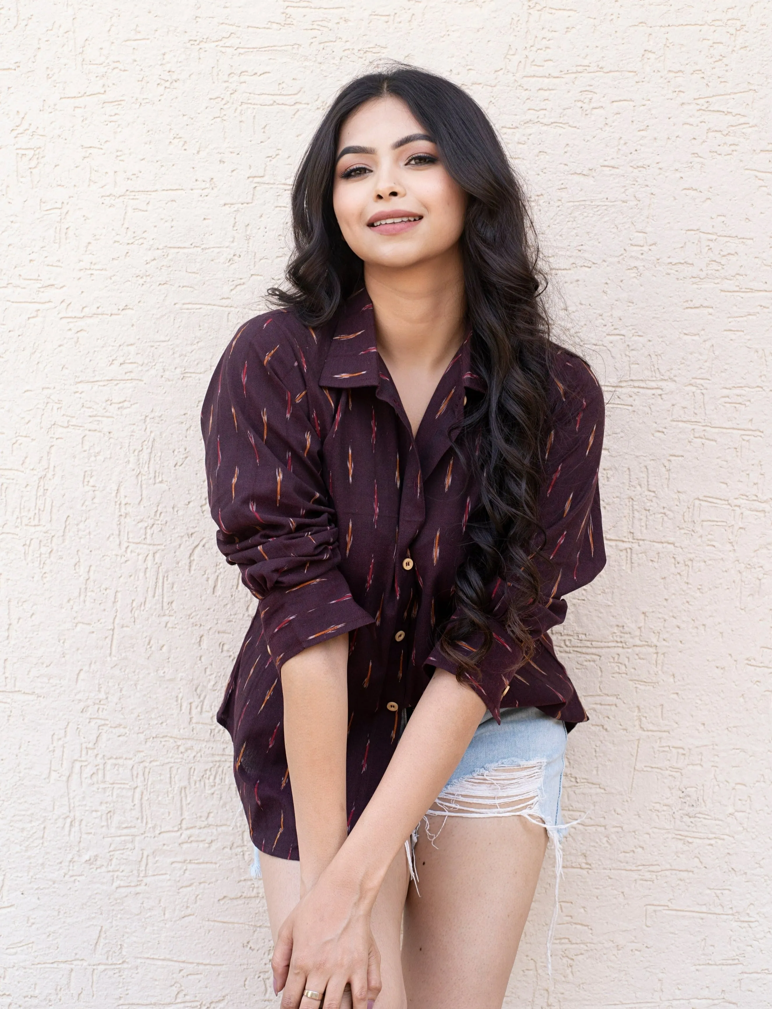 Stylish Women Button Down Shirt Long Sleeves for Summer