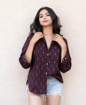 Stylish Women Button Down Shirt Long Sleeves for Summer