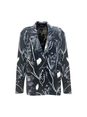 The Airbrush Lace Blazer