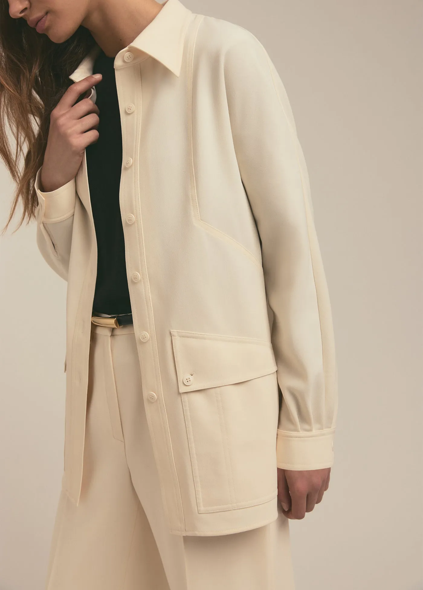 THE NORA SHIRT JACKET