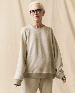 The Slouch Sweatshirt. Solid -- Soft Heather Grey