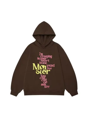Thesupermade Letter Print Hoodie
