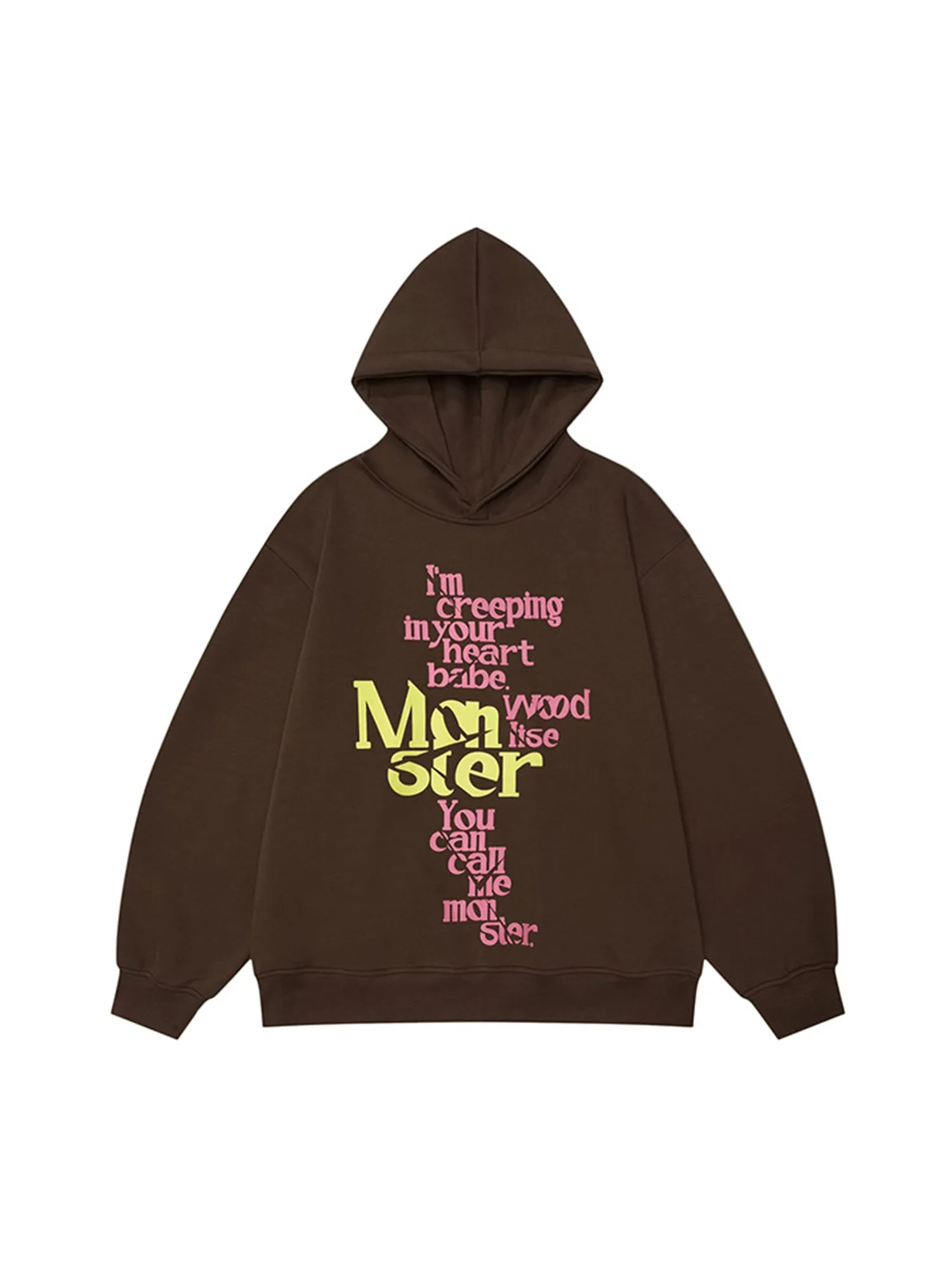 Thesupermade Letter Print Hoodie