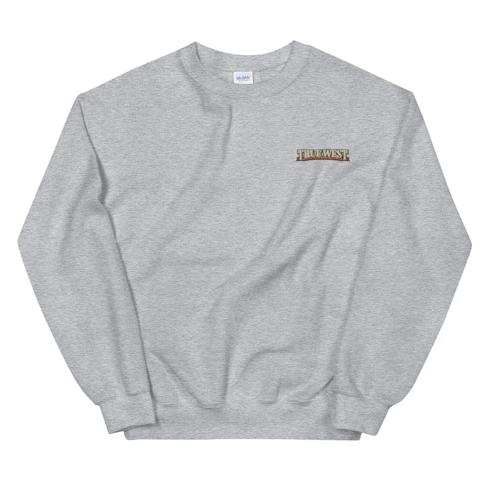 True West Embroidered Logo Unisex Sweatshirt