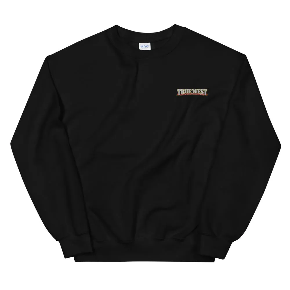 True West Embroidered Logo Unisex Sweatshirt