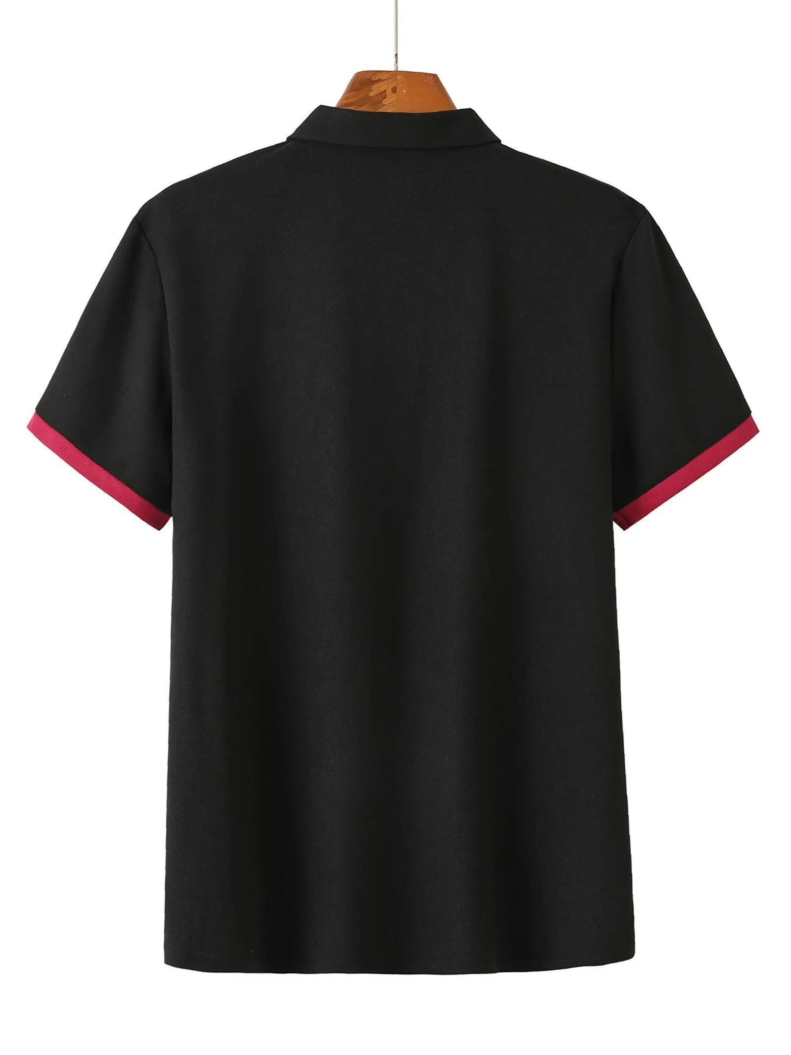 USA Heart Print Mens Golf Shirt Stylish Summer Comfort