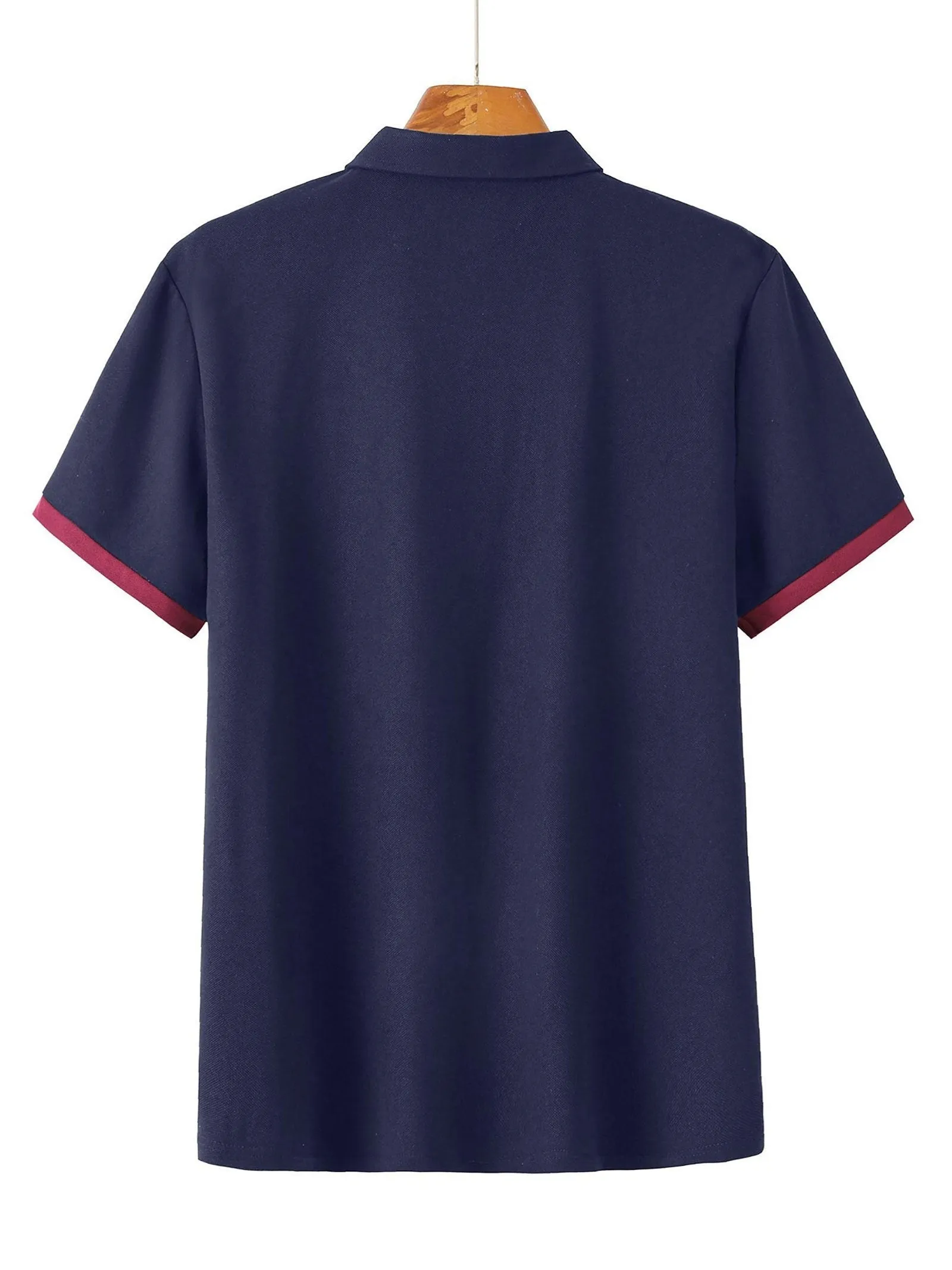 USA Heart Print Mens Golf Shirt Stylish Summer Comfort