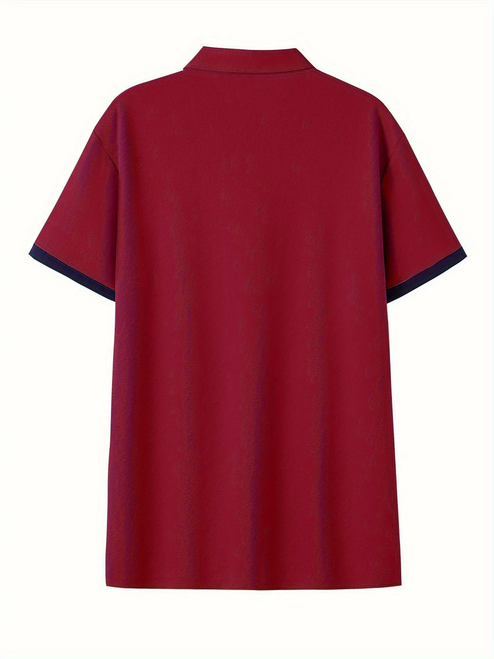 USA Heart Print Mens Golf Shirt Stylish Summer Comfort