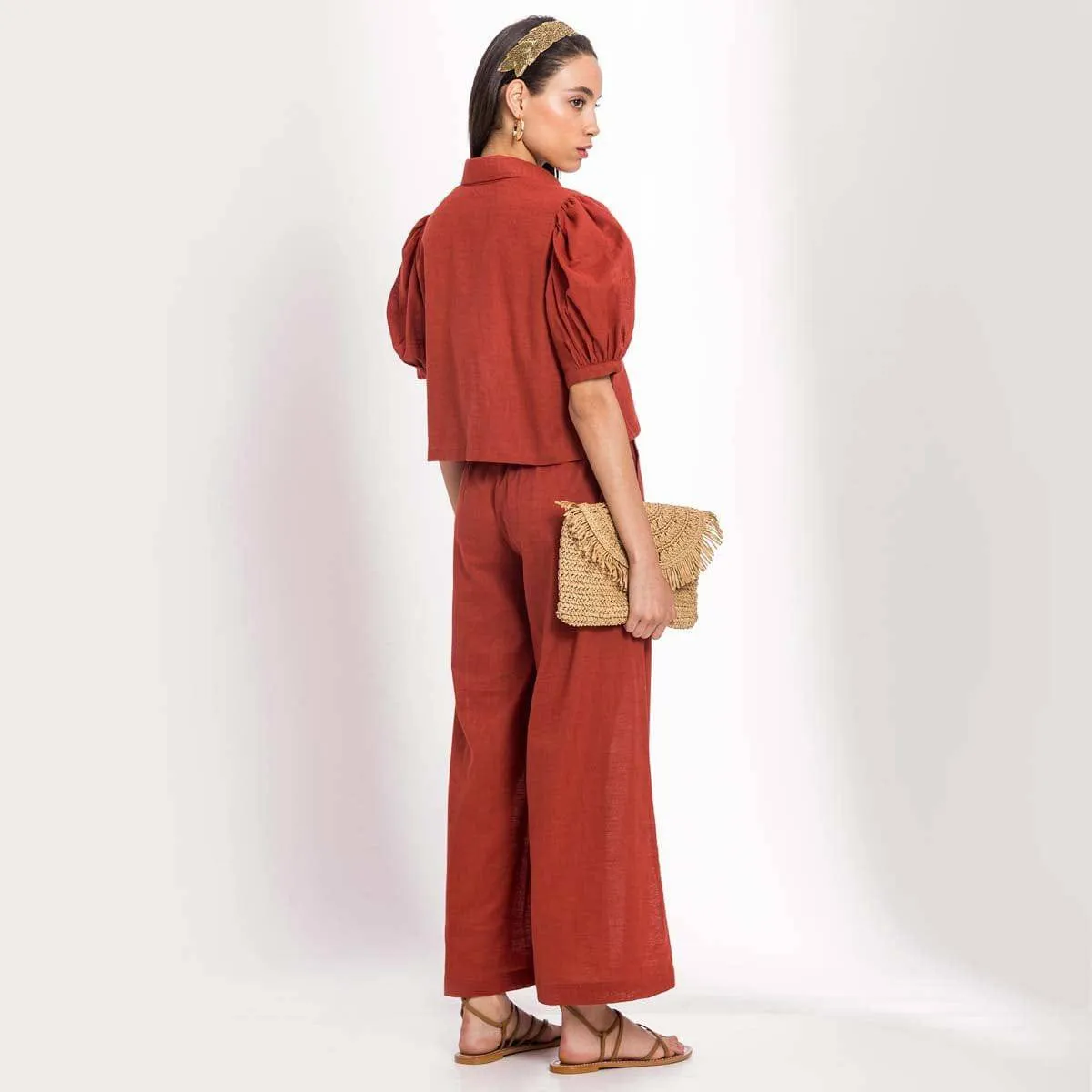 Warm Red Cotton Set