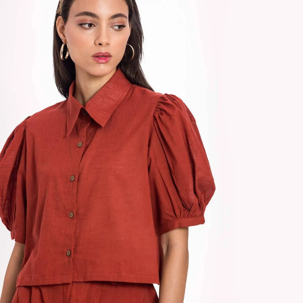 Warm Red Cotton Set