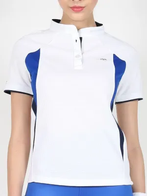 White Buttoned T-shirt