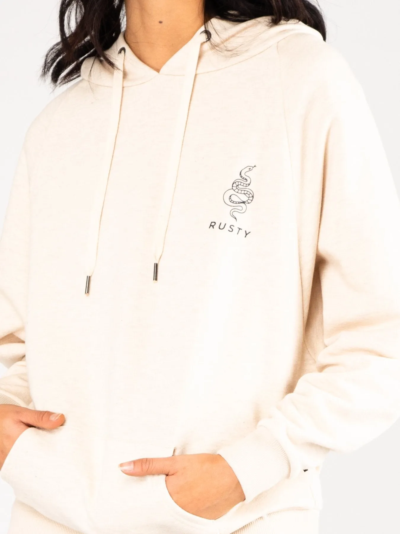 Wild Serpent Hooded Fleece - Moonlight