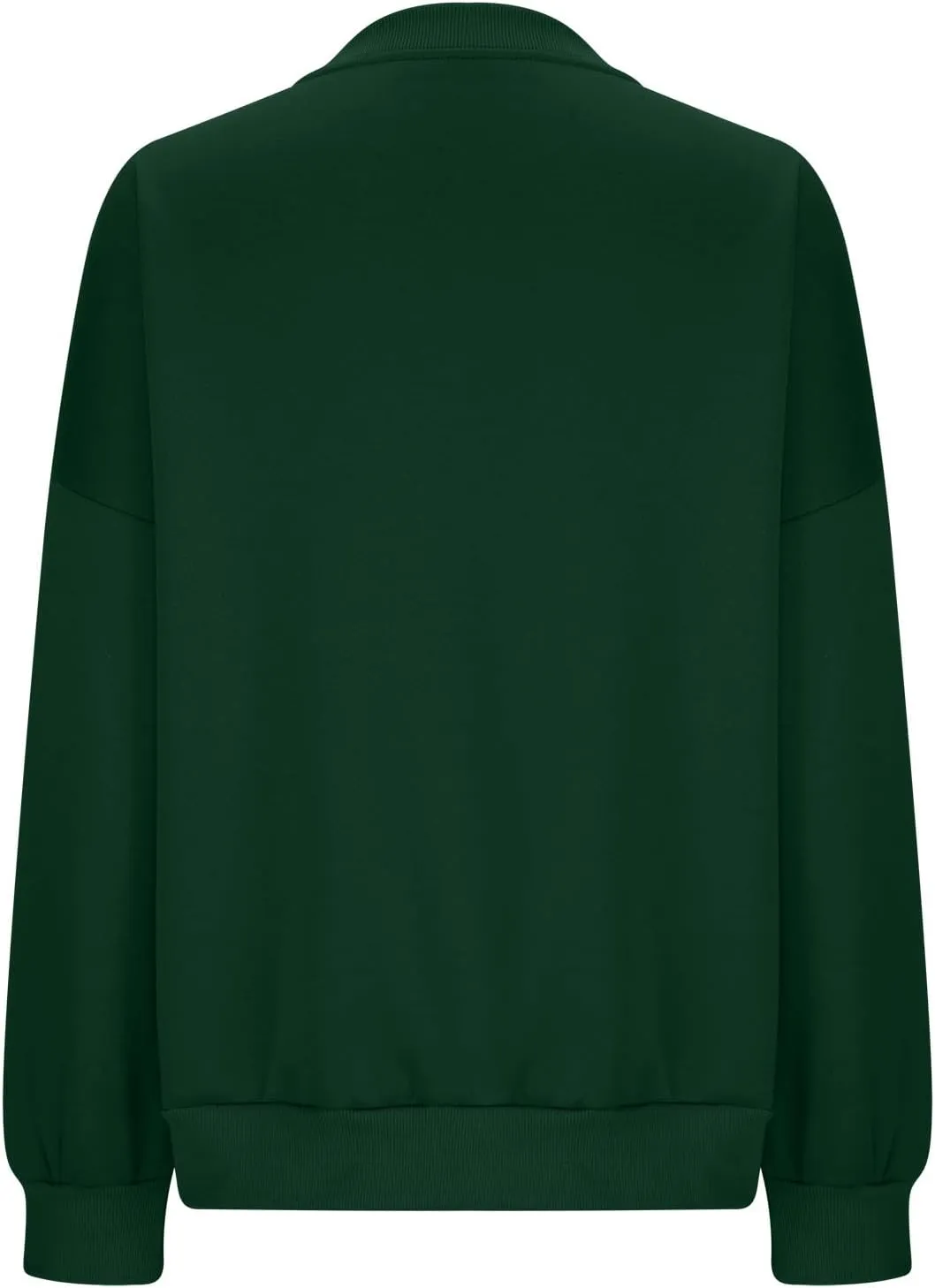 Womens Oversized Long Sleeves Casual Shirts Solid Crewneck Pokets Sweatshirt Pullover Loose Tunic Tops Y2K Clothes